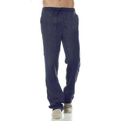 Men's Thin Casual Elastic Waist Linen Pant