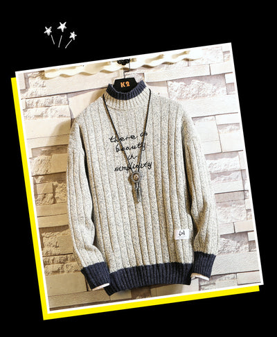 Long sleeve sweater for men