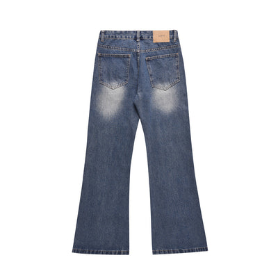 Fashion Horn Denim Pants Men