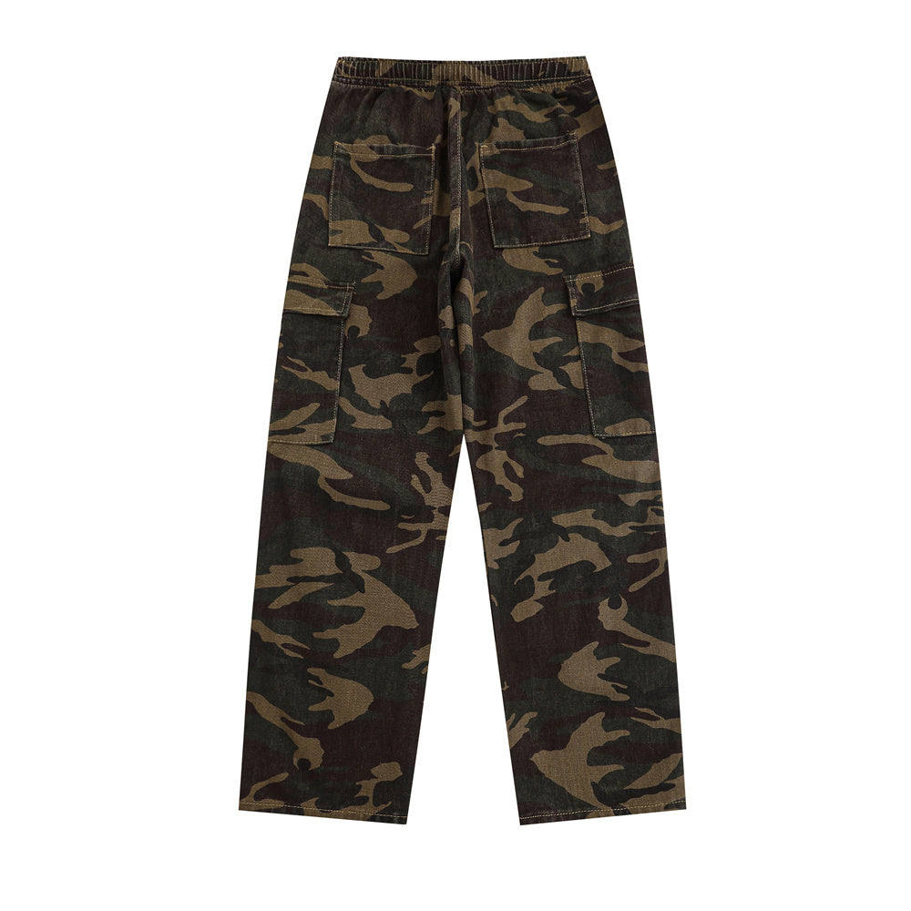 American Camouflage Paratrooper Pants Men