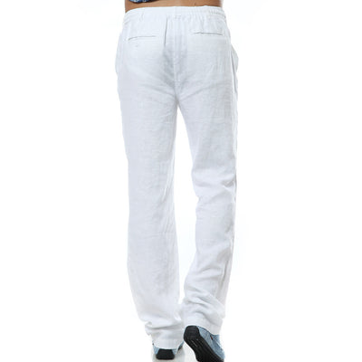 Men's Thin Casual Elastic Waist Linen Pant