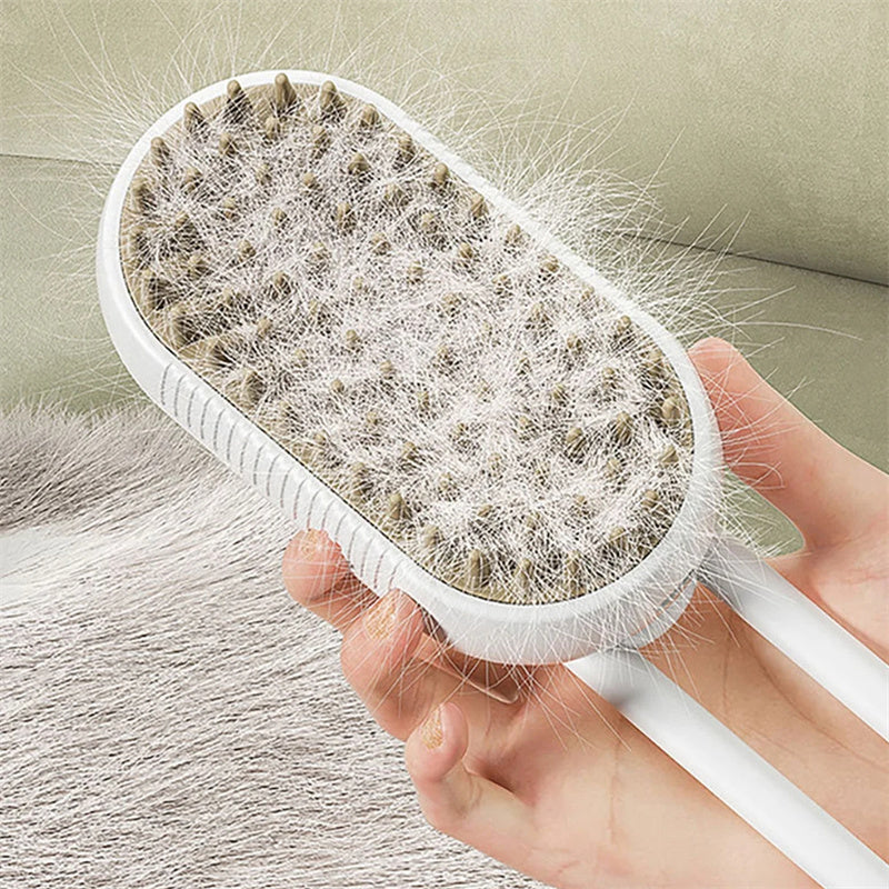 3 In 1 Electric Spray Pet Hair Brush